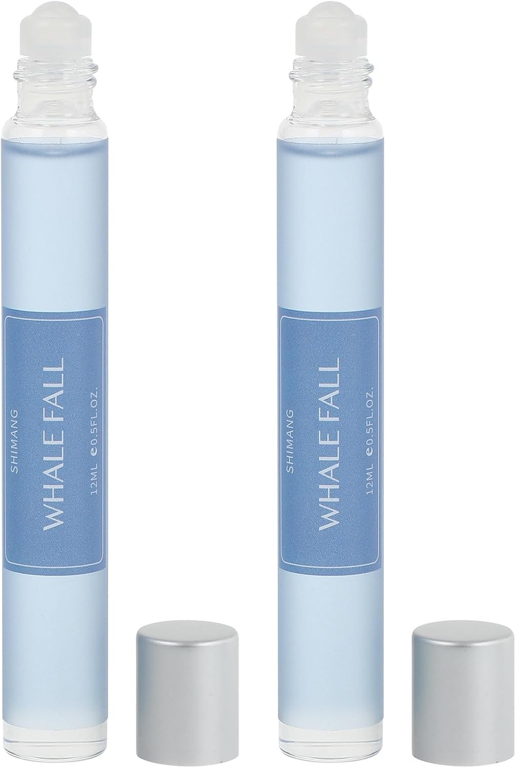 ROMISBABA 2Pcs Roll-On Perfume for Women and Men, White Tea Scent Body Fragrance, Daily Romantic Solid Perfume Set with Unicorn Design, Deodorant Fragrance image number 5