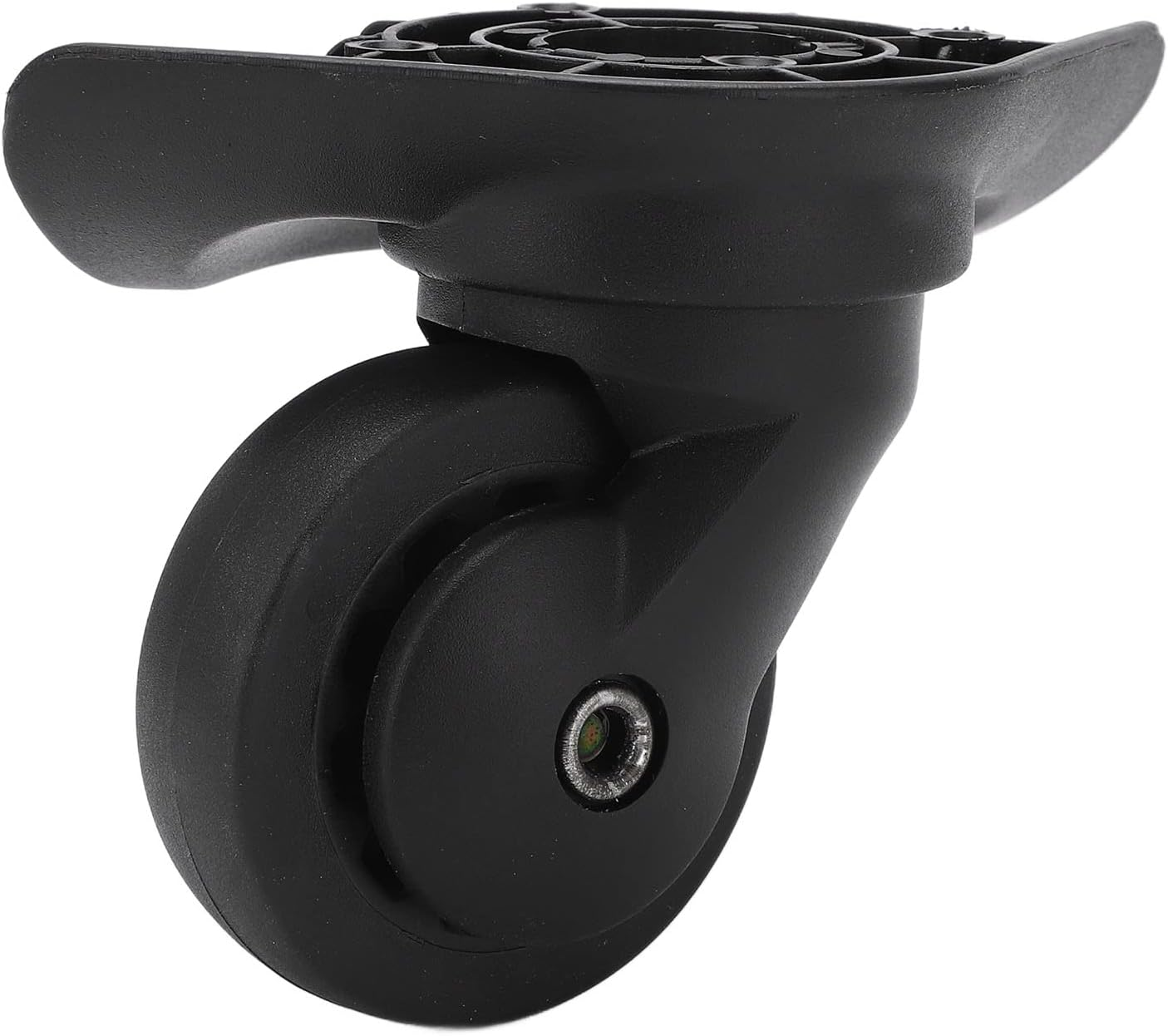 TOUISEDGI Suitcase Caster, Sturdy Durable 1 Pair Luggage Casters Wheels Repalcement for Suitcase Black Wheels A52 273G Black image number 2