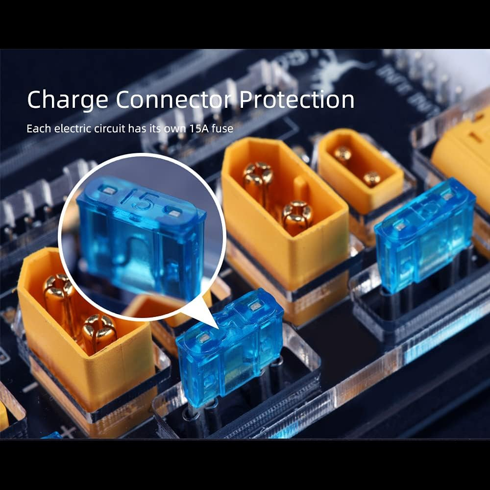 HGLRC Thor Lipo Battery Balance Charger Board Pro 40A XT60 XT30 Plug 2-6S Integrated with Lipo Discharger for IMAX B6 ISDT Q6 Nano HOTA D6 Pro P6 image number 2