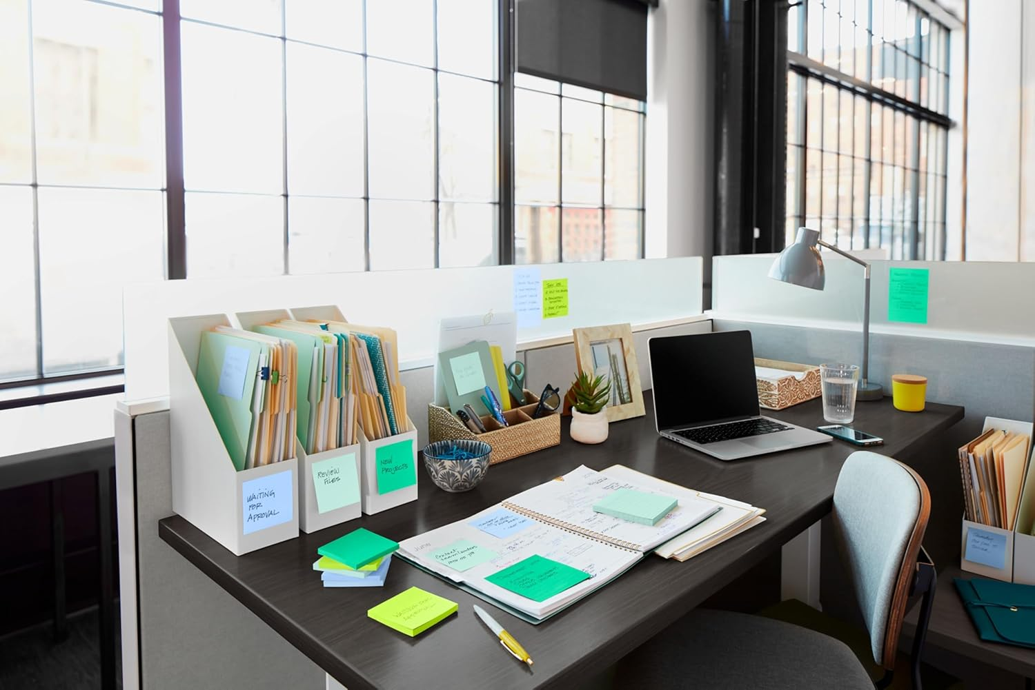 Post-It R330-6SST Super Sticky Pop-Up Notes, 76Mm X 76Mm, Bora Bora Collection Recycled, 6 Pads image number 5