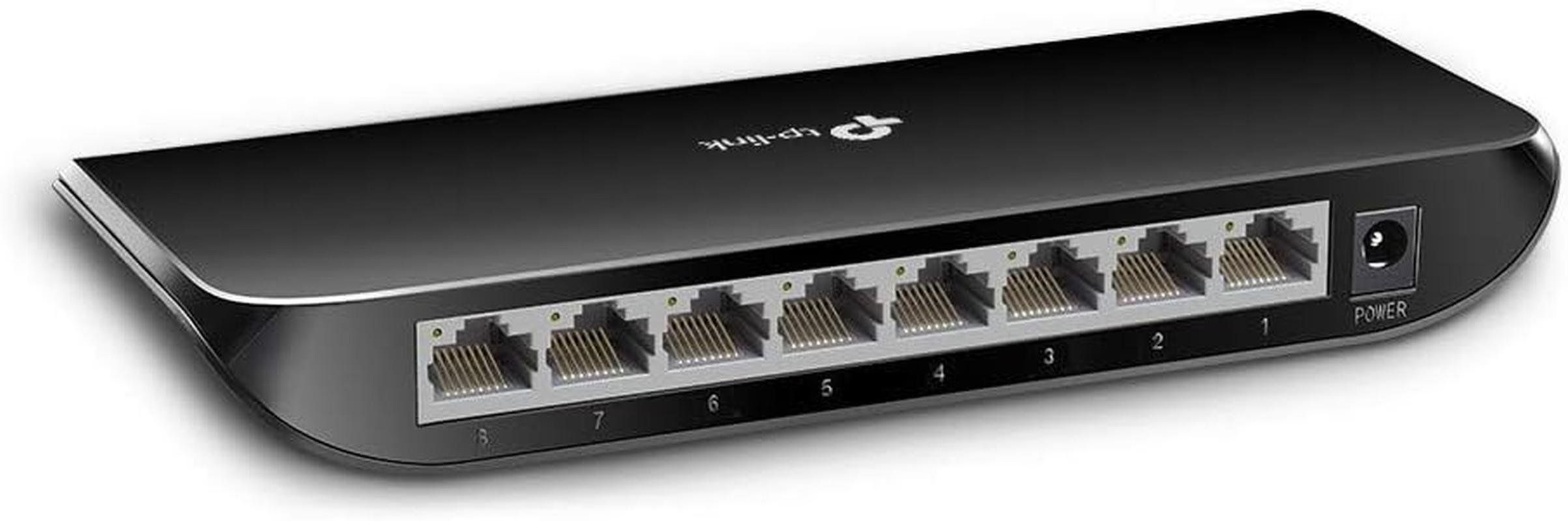 Tp-Link 8 Port Unmanaged Switch, 10/100/1000, Desktop, 3Yr