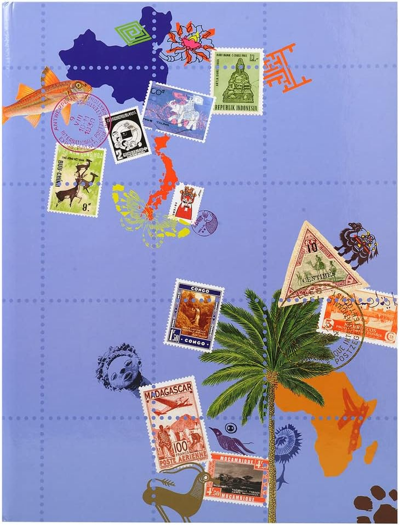 Exacompta 25644E - Globe Trotter Stamp Album, 22.5X30.5Cm, 16 Pages, 9 Strips, Random Colour Cover image number 3
