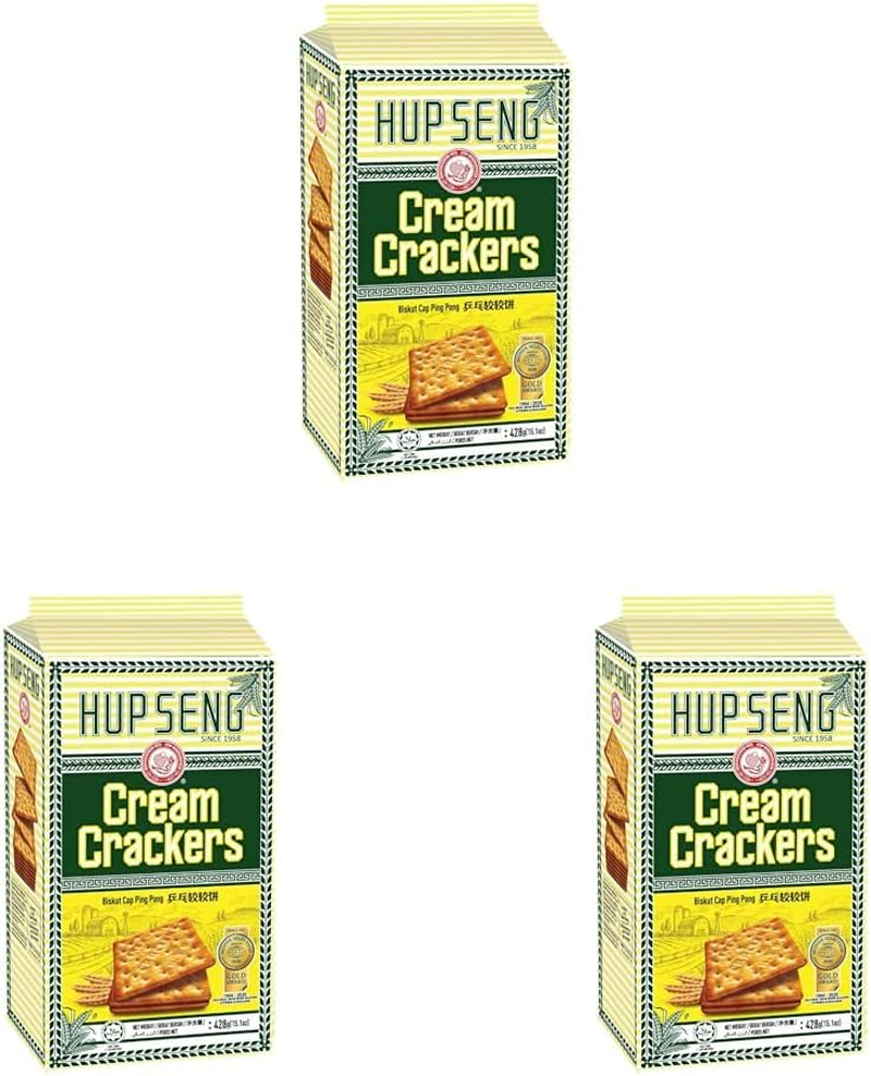 Hup Seng Cream Cracker 428G image number 1