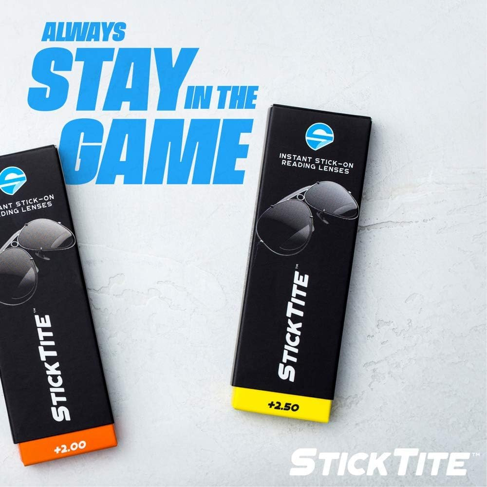 Sticktite Instant Stick-On Bifocal Lenses for Reading Glasses (+2.00 Magnification) image number 3