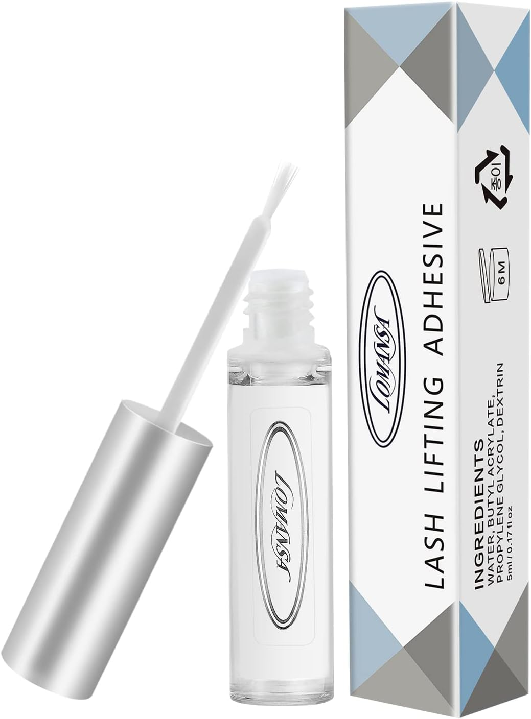 Lomansa Lash Lift Glue 1PCS, Eyelash Lift Glue Adhesive Perming Rod Strong Fix for Lashes and Brows Curl image number 2