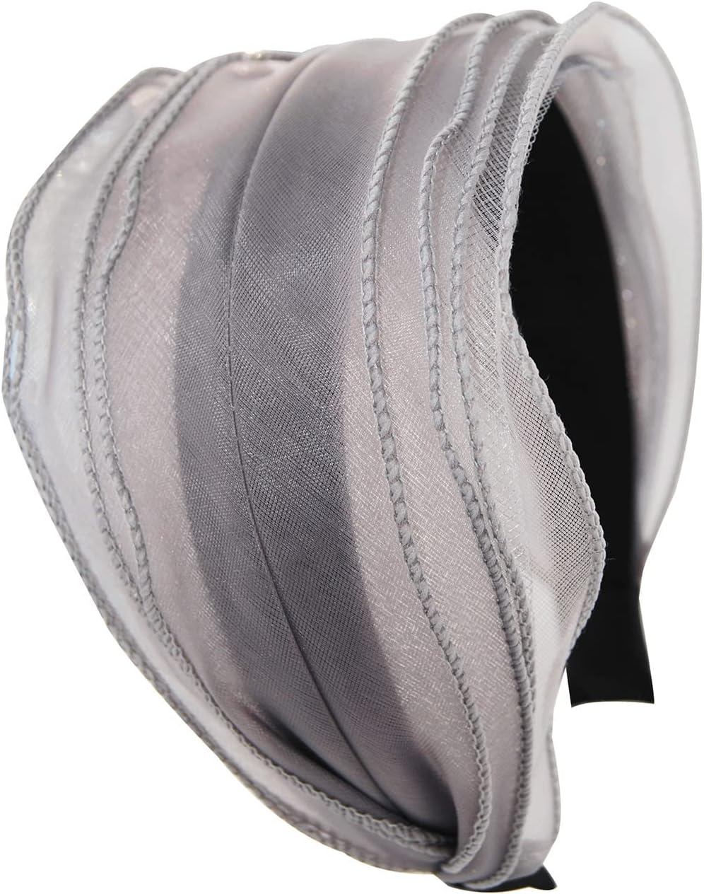 Axy Wide Headband in Fashionable Design Headband Vintage Hair Accessories Women'S Headband HRM2 (Beige) - Beige image number 2