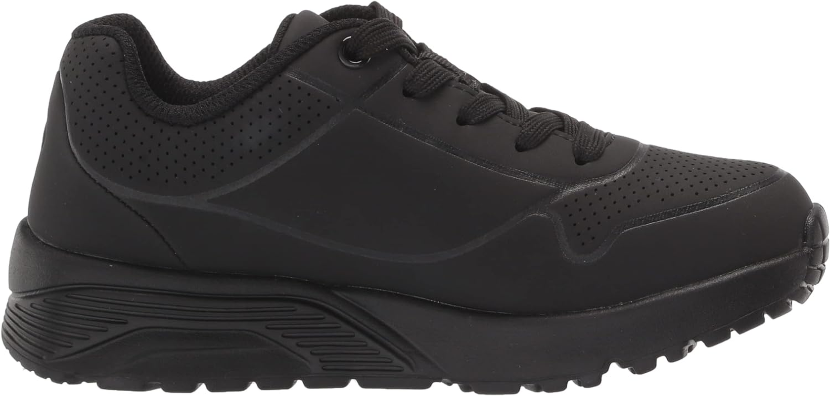Skechers Unisex-Child Uno Lite-Delodox Sneaker, Black/Black image number 3
