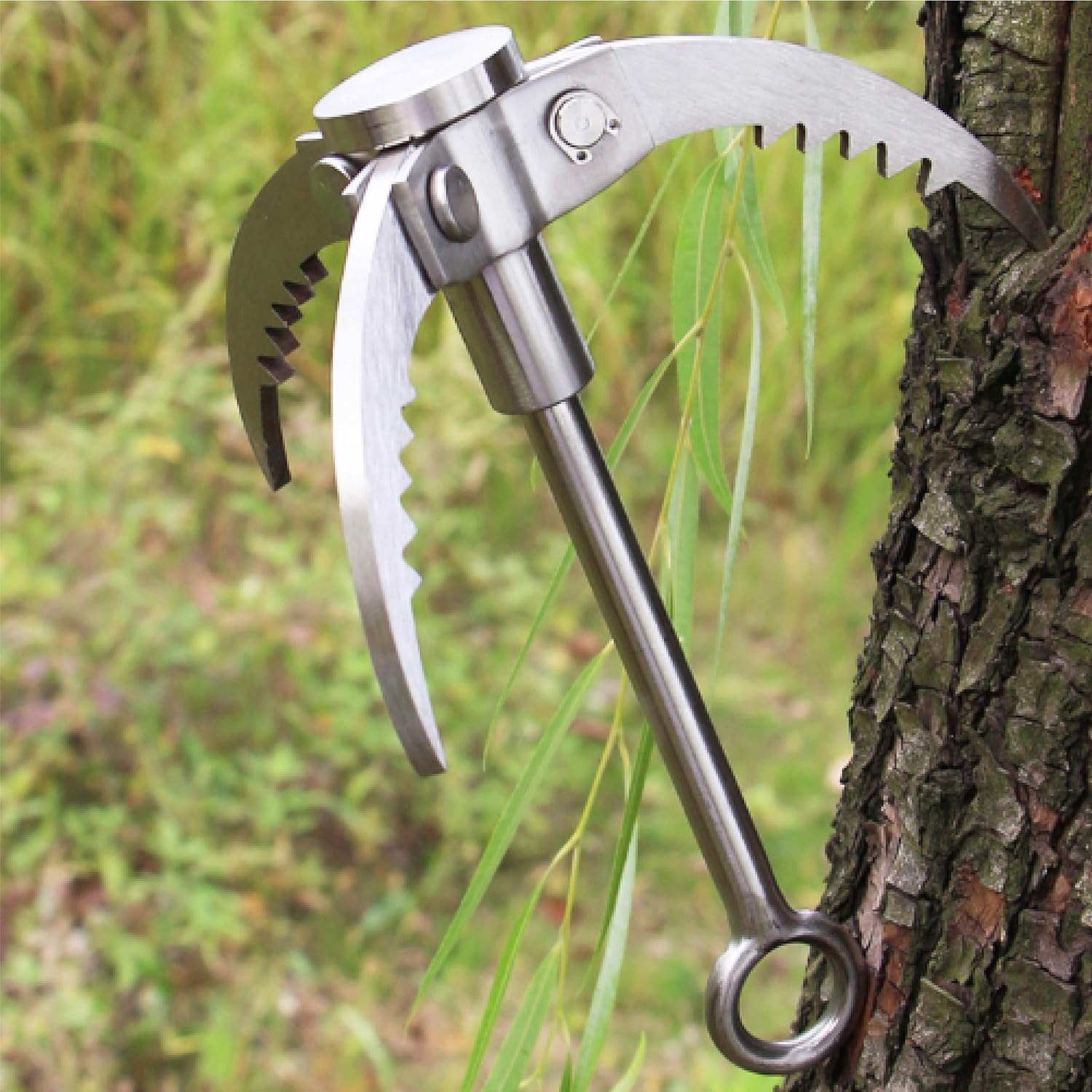 TRIWONDER Grappling Hook Gravity Rock Climbing Hooks Folding Claws Stainless Steel Anchor for Climbing, Hiking, Tree Limb Removal image number 2