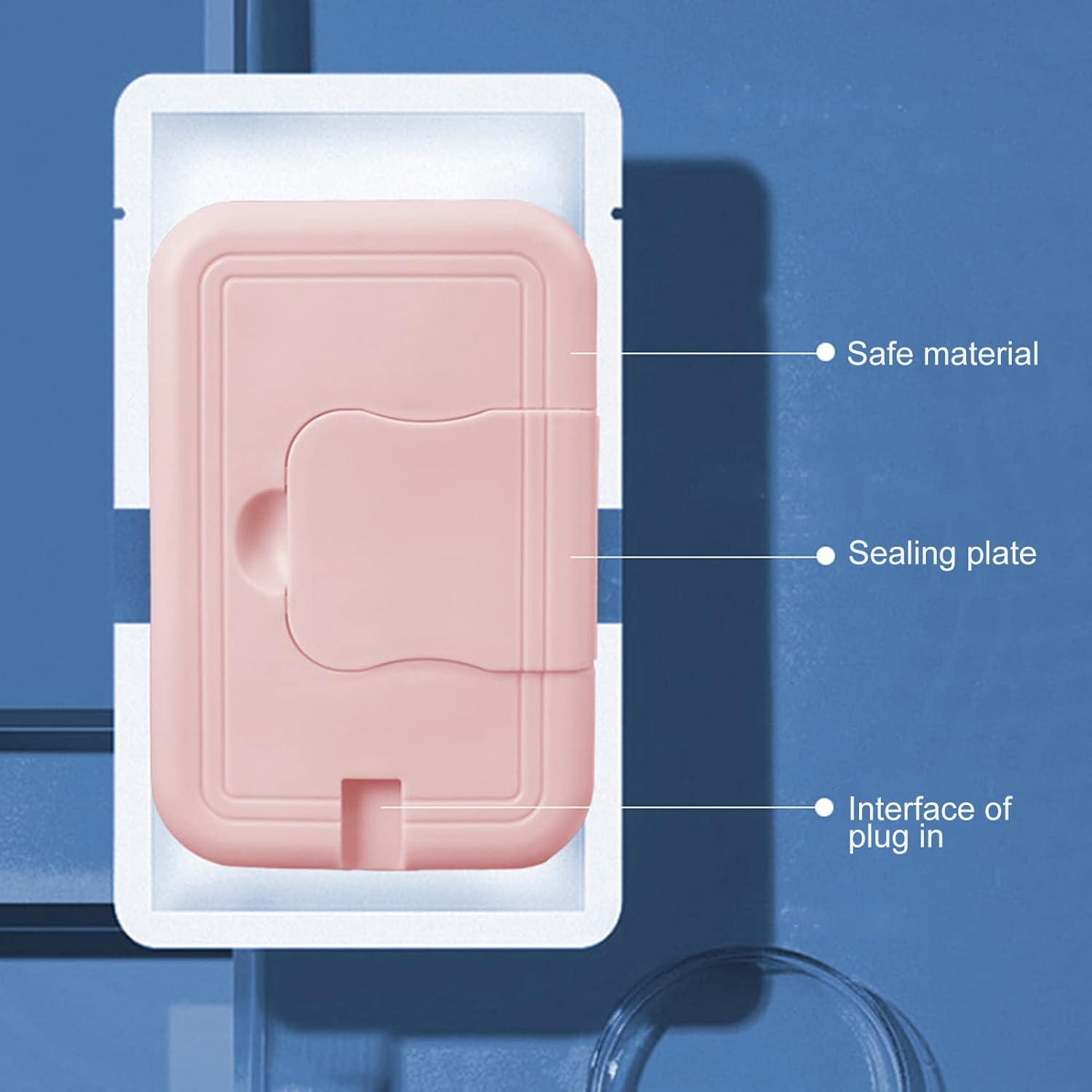 Travel Wipes Warmer, Compact Thermostat Temperature USB Small Wipes Warmer for outside (Pink) image number 4