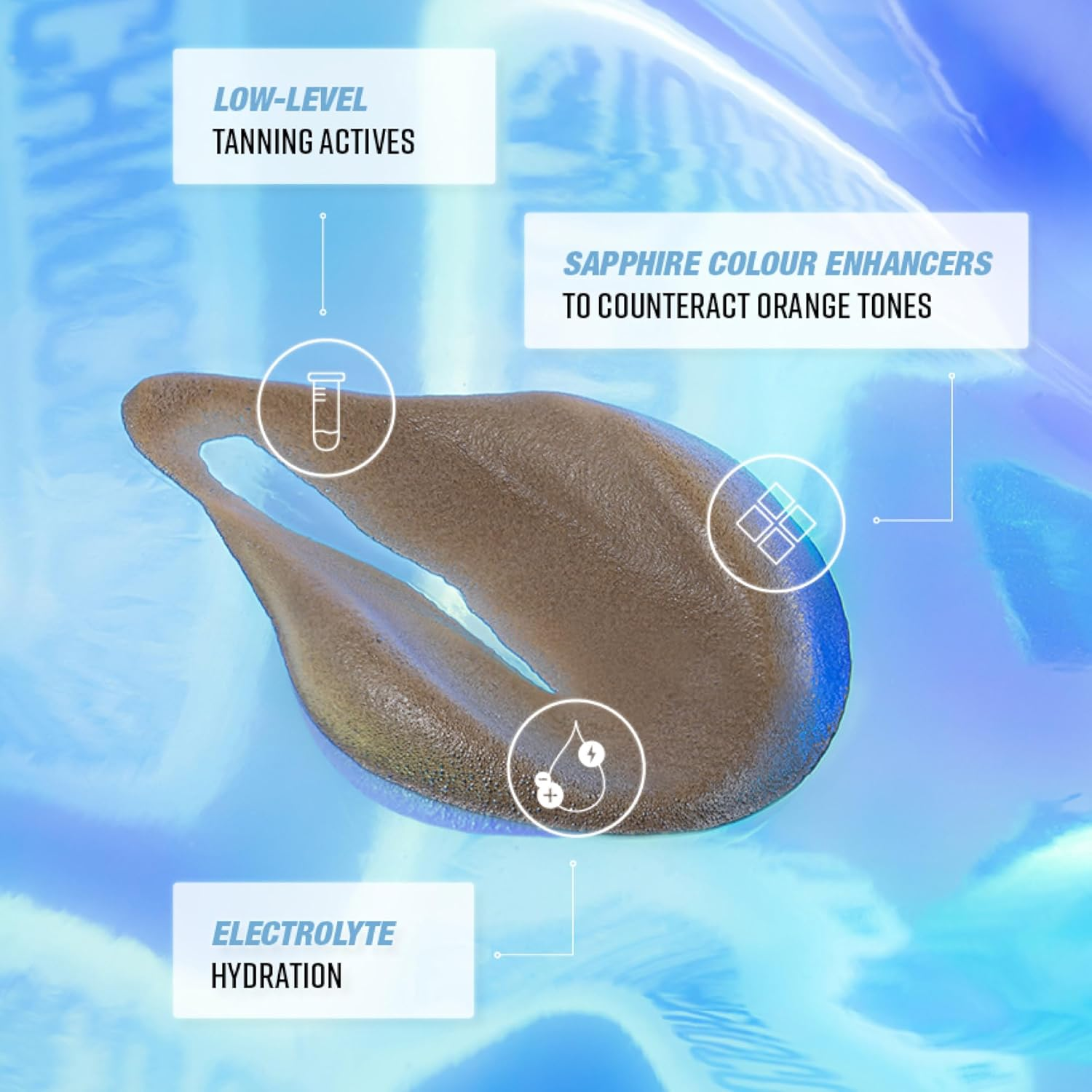 Bondi Sands Technocolor Sapphire 1 Hour Express Self Tanning Foam for a Natural Cool Tone 200 Ml image number 3