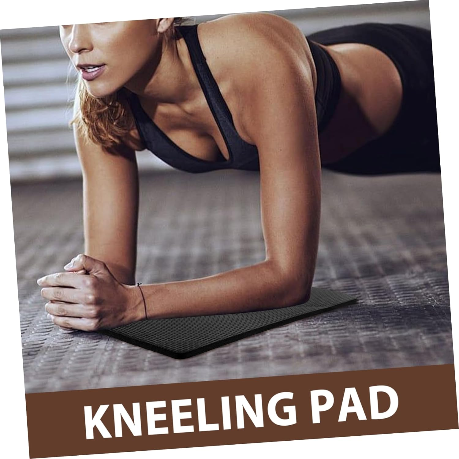 Gogogmee 2Pcs Garden Kneeling Pads Soft Eva Knee Mats for Gardening and Exercise, Mini Portable Knee Cushions Black, Comfortable Protective Kneelers for Outdoor Work and Yoga image number 1