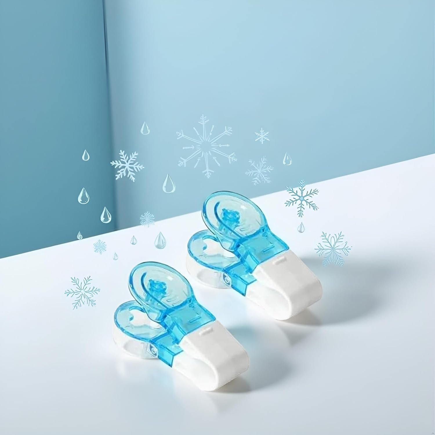 2 Pcs Blue Portable Pill Taker Remover, Pill Remover, Blister Pack Opener Popper Assistance No Contact Easy to Take Out Travel Tablet Dispenser Pills Extractor Tools