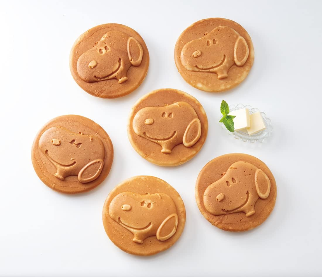 Skater ALHOC1-A Parent-Child Fun Hot Cake Maker - Aluminum Snoopy Easy Care image number 7