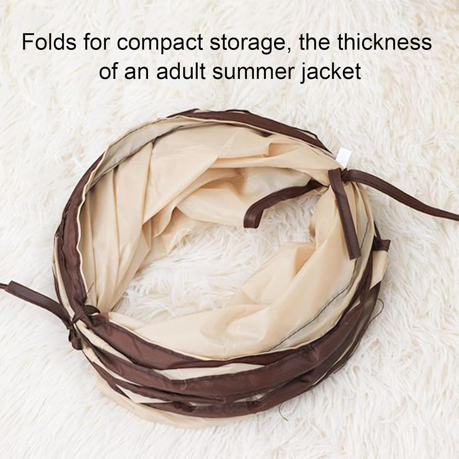 Cat Tunnel - 3-Way Play Tube Cat Tunnel Toy - Foldable Nest Interactive Toys for Kitten Puppy Indoor Exercise Enrichment Boredom Small Animal Rabbit Play Sleeping image number 1