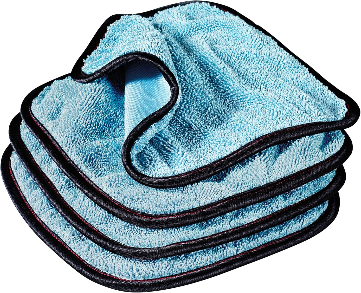 Griot'S Garage PFM Dual Weave Glass Towels for Car Windows and Windshield Cleaning, Cloths for Auto Detailing, Double-Sided, Set of 4, 9" X 9", 55582 image number 4