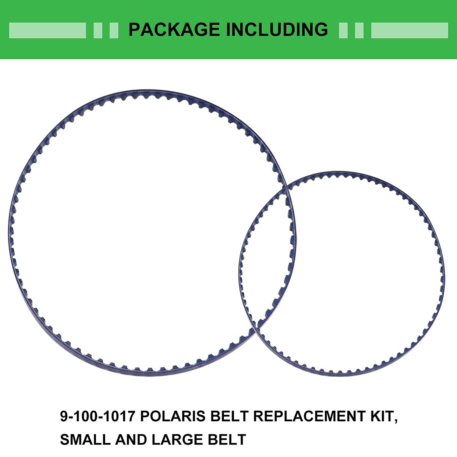 9-100-1017 Belt by Replacement Kit Small and Large Belt for Polaris 360 380 Polaris Pool Cleaner Parts Replacement Belt Kit image number 6
