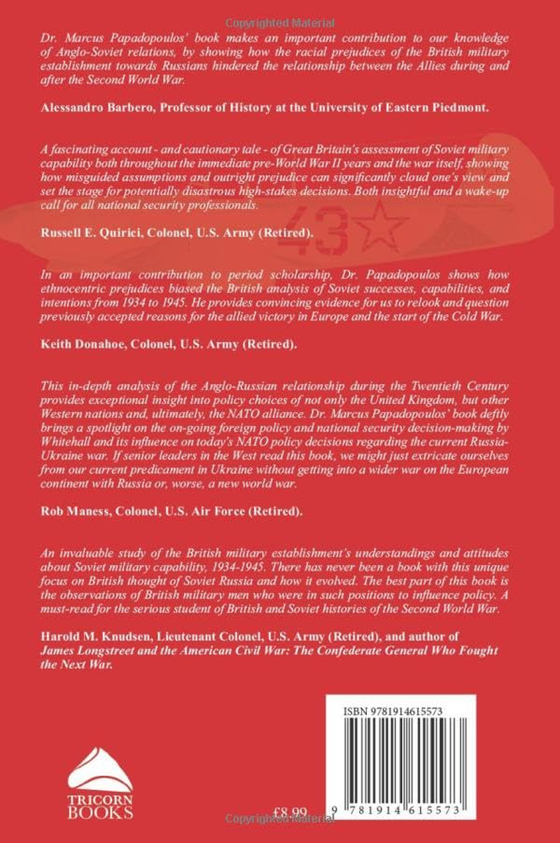 Whitehall in Stalin&rsquo;S Russia: British Assessments of the Red Army, 1934-1945 image number 1