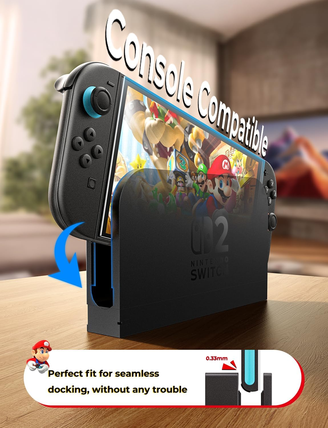 MAGIC JOHN 2 Pack for Nintendo Switch 2 Screen Protector 7.9'' [2025], 30S Installation, 9H Tempered Glass, HD Clear, Auto-Dust Removal, Bubble Free, Compatible with Switch Console image number 6