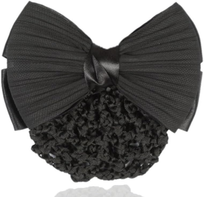 Professional Hair Nets, Hair Pins, Hair Ponytail Holders, Hair Nets for Women (Black)