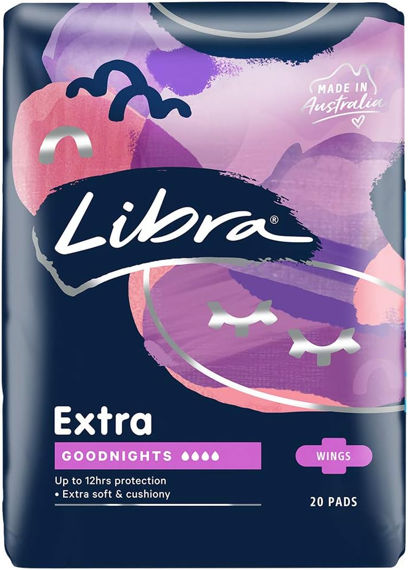 Libra Extra Pads Goodnights with Wings, Pack of 20 image number 2