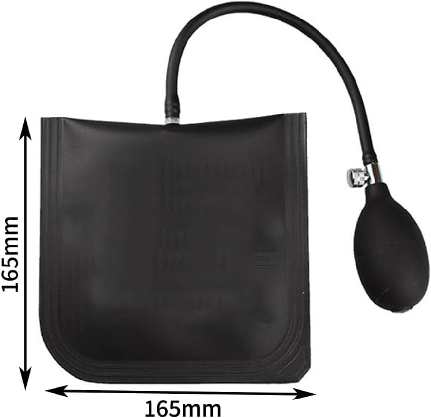 3 Pcs Air Wedge up Bag Popular,Commercial Inflatable Wedge Pump Bag Tool,Medium Pvc Metal Valve with Added Plate,25Cm Air Pipe Professional Leveling Kit & Alignment Tool,For Variety of Jobs image number 1