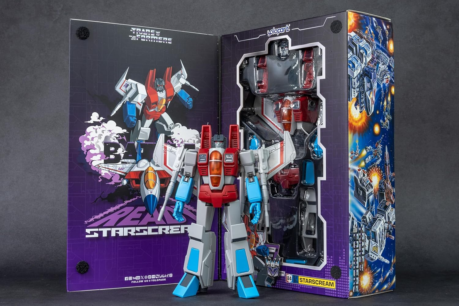 YOLOPARK AMK Series G1 Starscream &ndash; Decepticon Air Commander