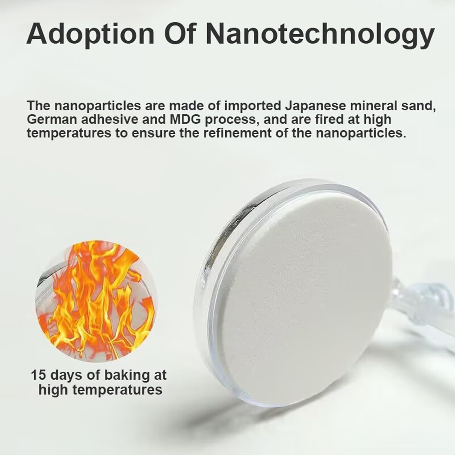 Aquarium Air Stone, Fish Tank Nano Bubble Stone with Control Valve 1.5M Air Hose Quiet Super-High Dissolved Oxygen Diffuser Makes Super Tiny Bubbles for Fish Tank and Hydroponic(5Cm) image number 6