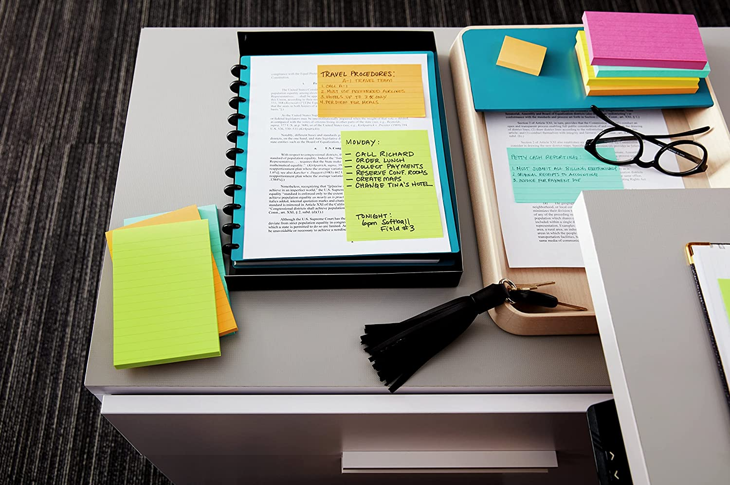 Post-It 655-5UC Notes, 76Mm X 127Mm 5 Pack, Jaipur Collection image number 4