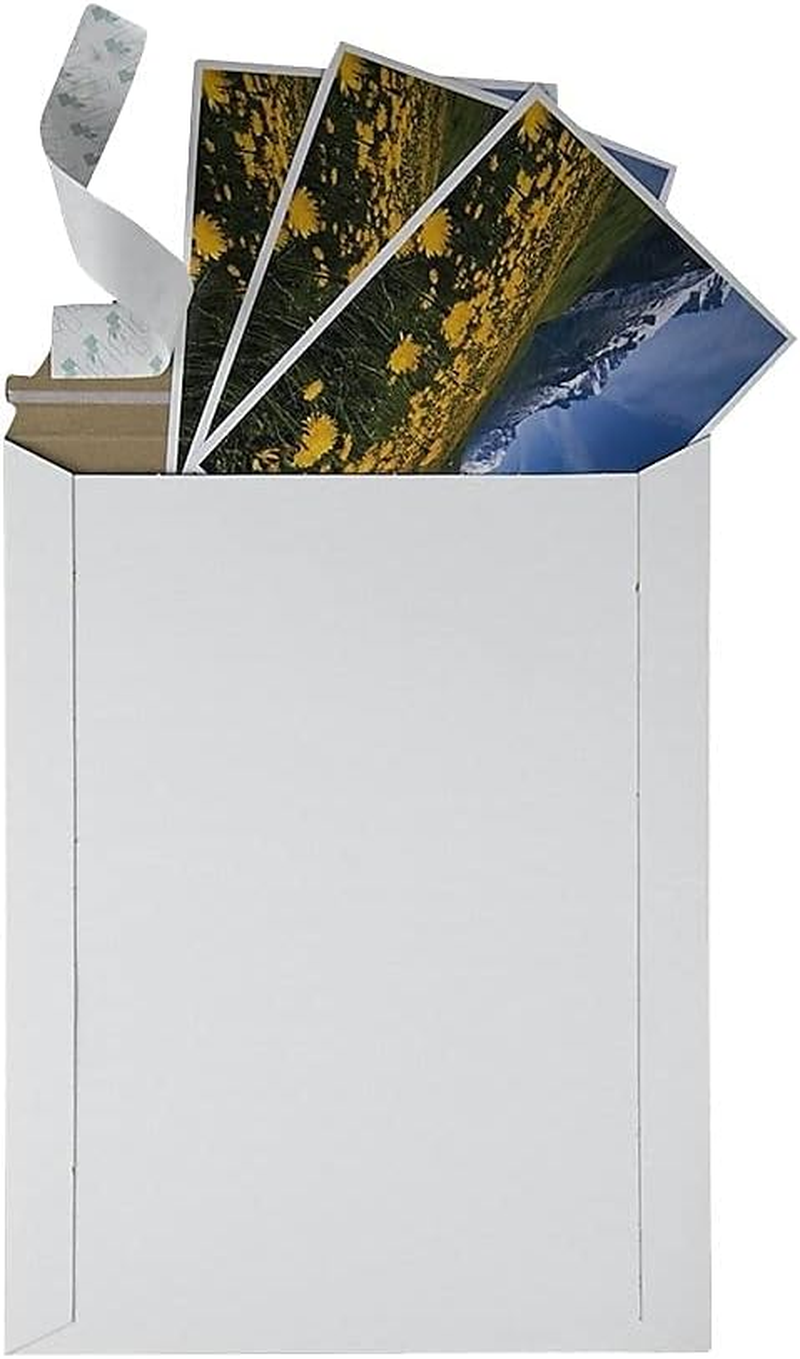 Quality Park Photo/Document Mailer, Redi-Strip, White, 9.75X12.5, 25 per Box (64015) image number 5