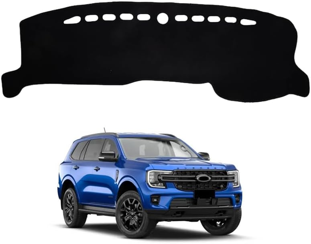 Evervenz Dash Mat for Ford Everest 2022 2023 2024 Flannel（Without HUD） Dash Cover Dashboard Cover Ever01 image number 5