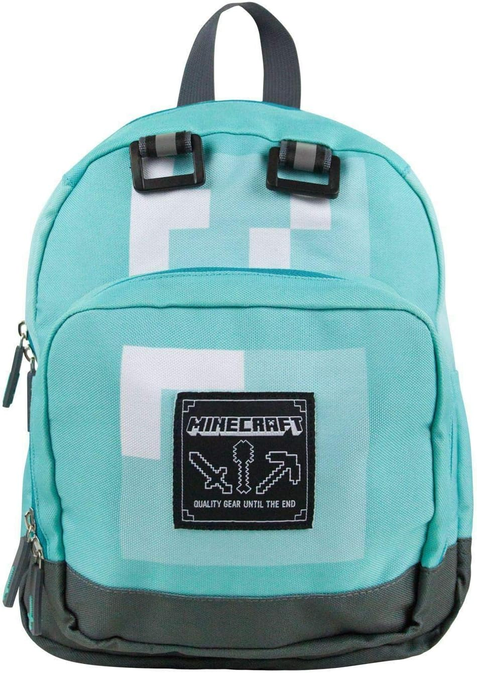 Minecraft Diamond Mini Blue Backpack 12" image number 1