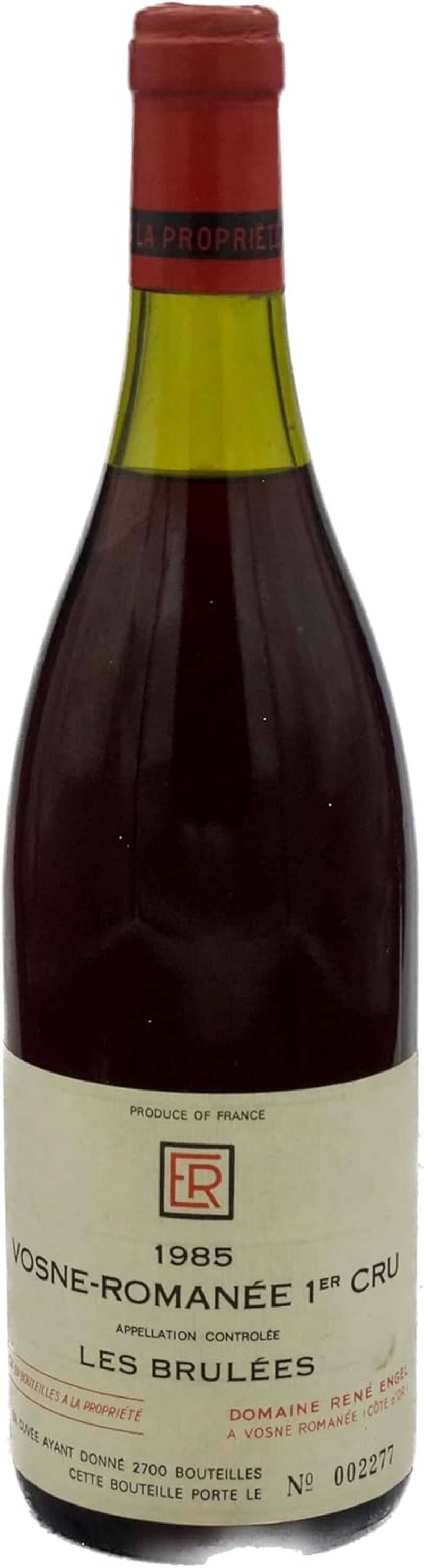 Rene Engel Vosne-Romanee 1Er Cru Aux Bruless 1985 750Ml