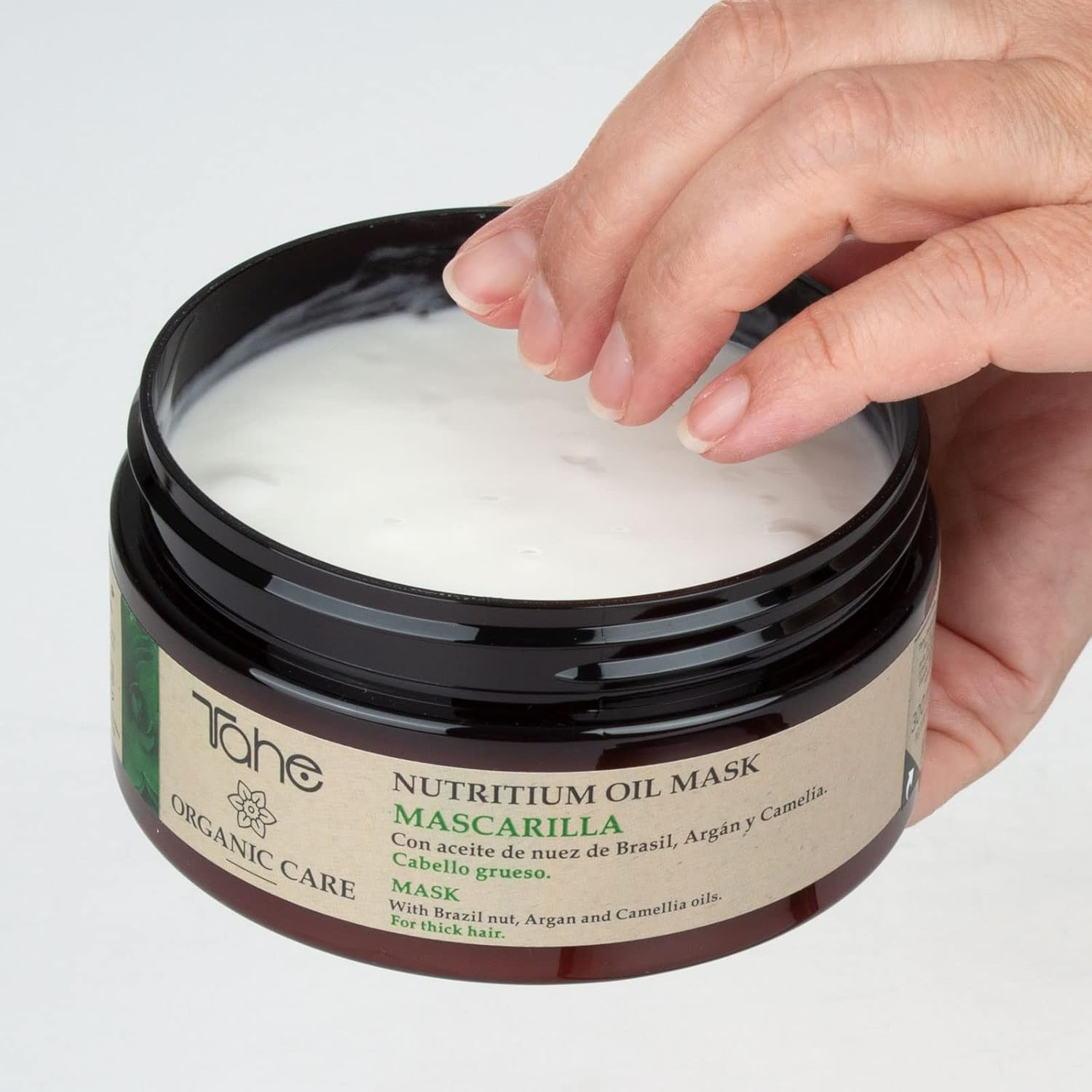 Nutritium Oil Organic Care Hair Mask for Thick Hair - with Brazilian Nut Oil, Argan Oil and Camellia Oil, 300Ml image number 1