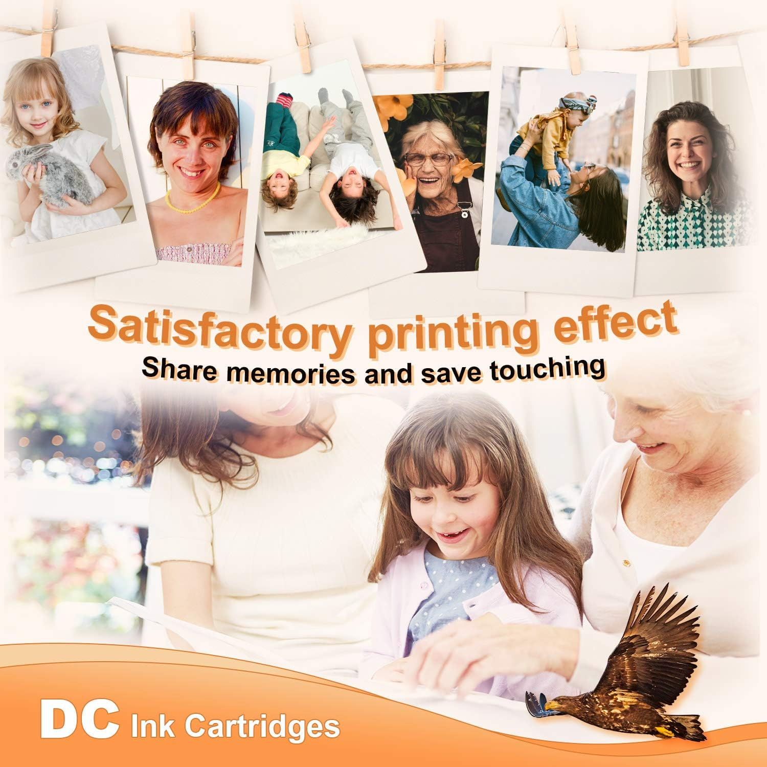 D&C 5 X Printer Cartridges Compatible with Epson 503XL 503 XL for Epson Expression Home XP-5200 XP-5205 XP5200 XP5205, Workforce WF-2960 WF-2965 WF2960DWF -2965 DWF - 3 Black image number 4