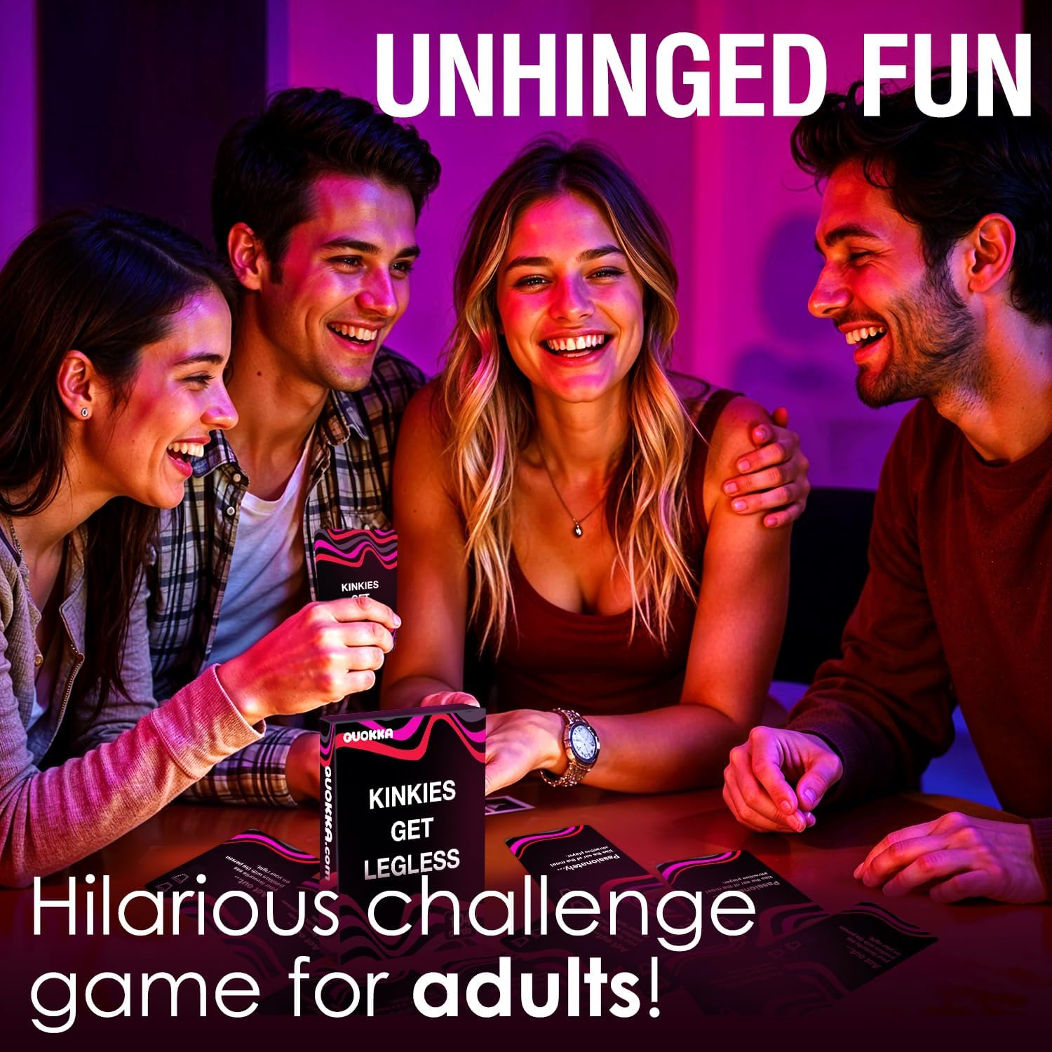 QUOKKA Party Card Game - Let&rsquo;S Get Daring - Fun and Challenging Party Board Game - Perfect for Adults and Groups Icebreaker Activities image number 4