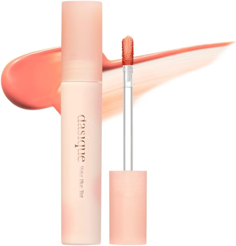 Dasique Water Blur Tint #04 Rosy Coral I Vegan, Cruelty-Free I Non-Sticky, Non-Greasy, Watery Formula Transforming into a Silky Finish