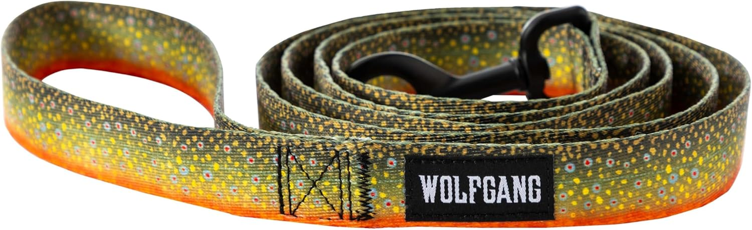 Wolfgang Heavy Duty, Adjustable Dog Collar with Quick Release Nylon Buckle for Walking & Training, Mountainwave Print, Large