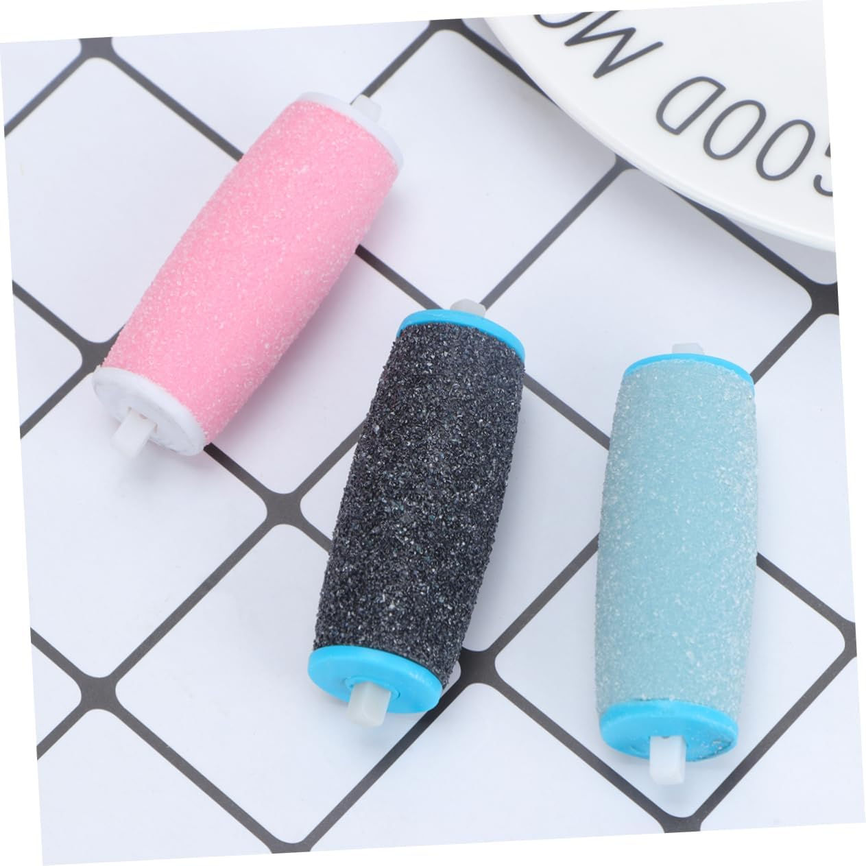 ELAYARD 10Pcs Foot Head Replacement Roller for Pedicure Exfoliating Wheelheads for Dead Skin Cuticles Removal image number 2