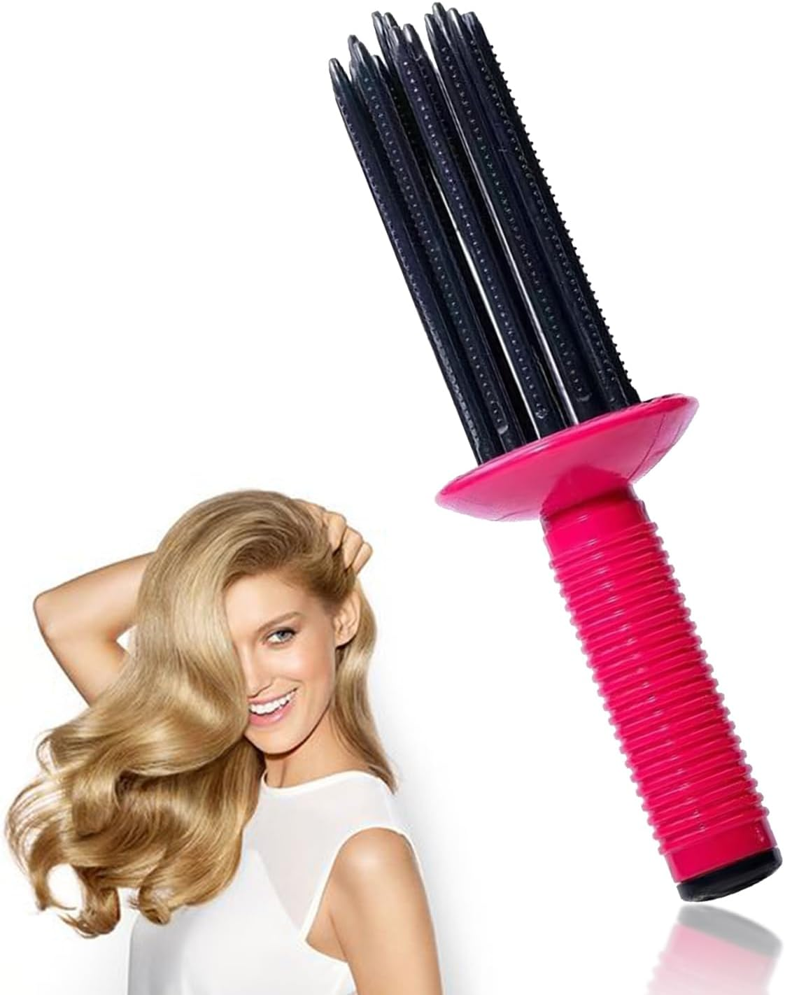 Xihongshi Curling Roll Comb, 2024 New Curling Roll Comb for Curly Hair, Hair Fluffy Curling Roll Comb, Curly Hair Styler Tool, Professional Curling Comb for Hair Salon image number 5