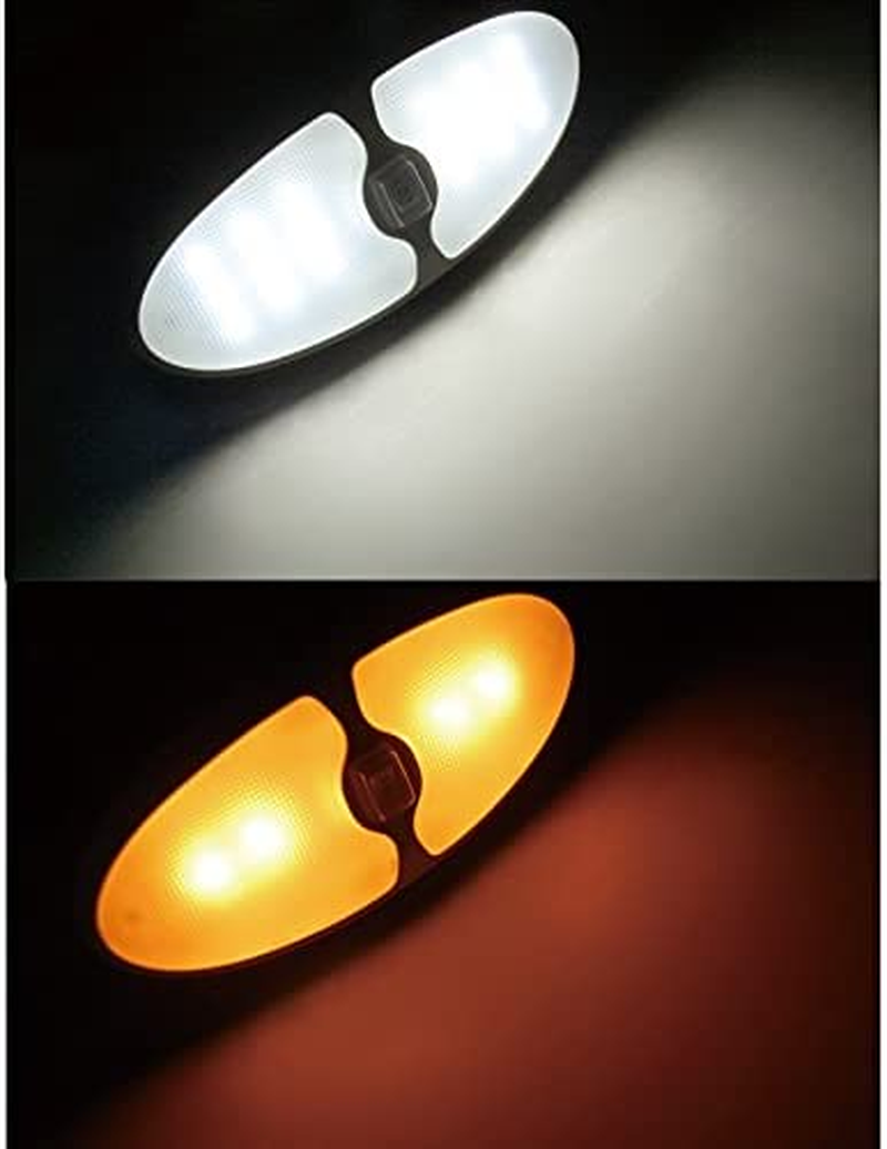 Dream Lighting 12V DC LED Camping Light Kit Tent down Awning Lamp for RV Motorhome Caravan Motorhome Outdoor Indoor Trailer Cool White/Amber Cigarette Connector Charge image number 3