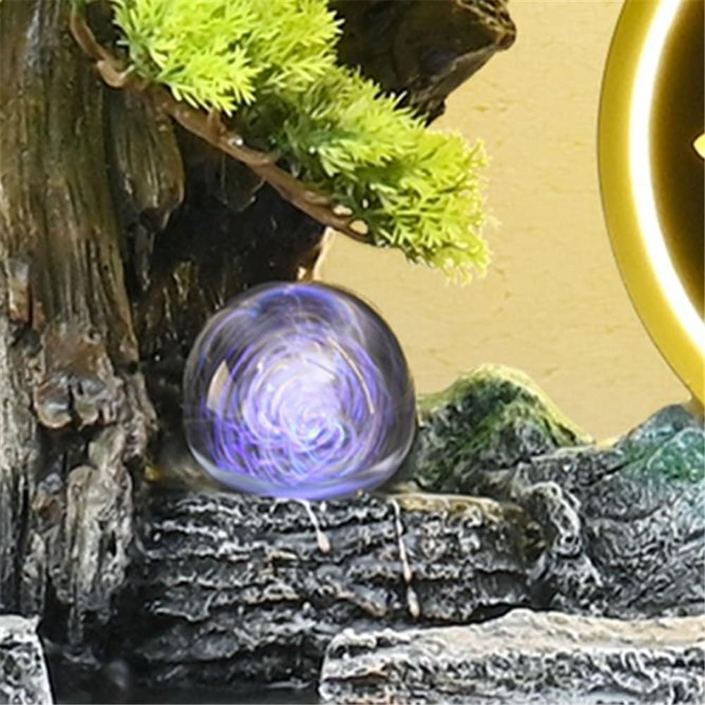 Outdoor Fountain Rockery Flowing Water Fountain Ornaments Feng Shui Wheels Attracting Wealth Large Office Opening Gifts Scenery image number 5