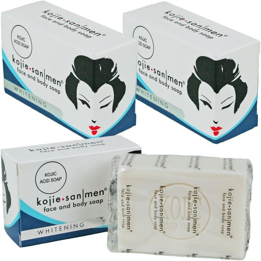 Kojie San Men Lightening Face and Body Soap 135G image number 3