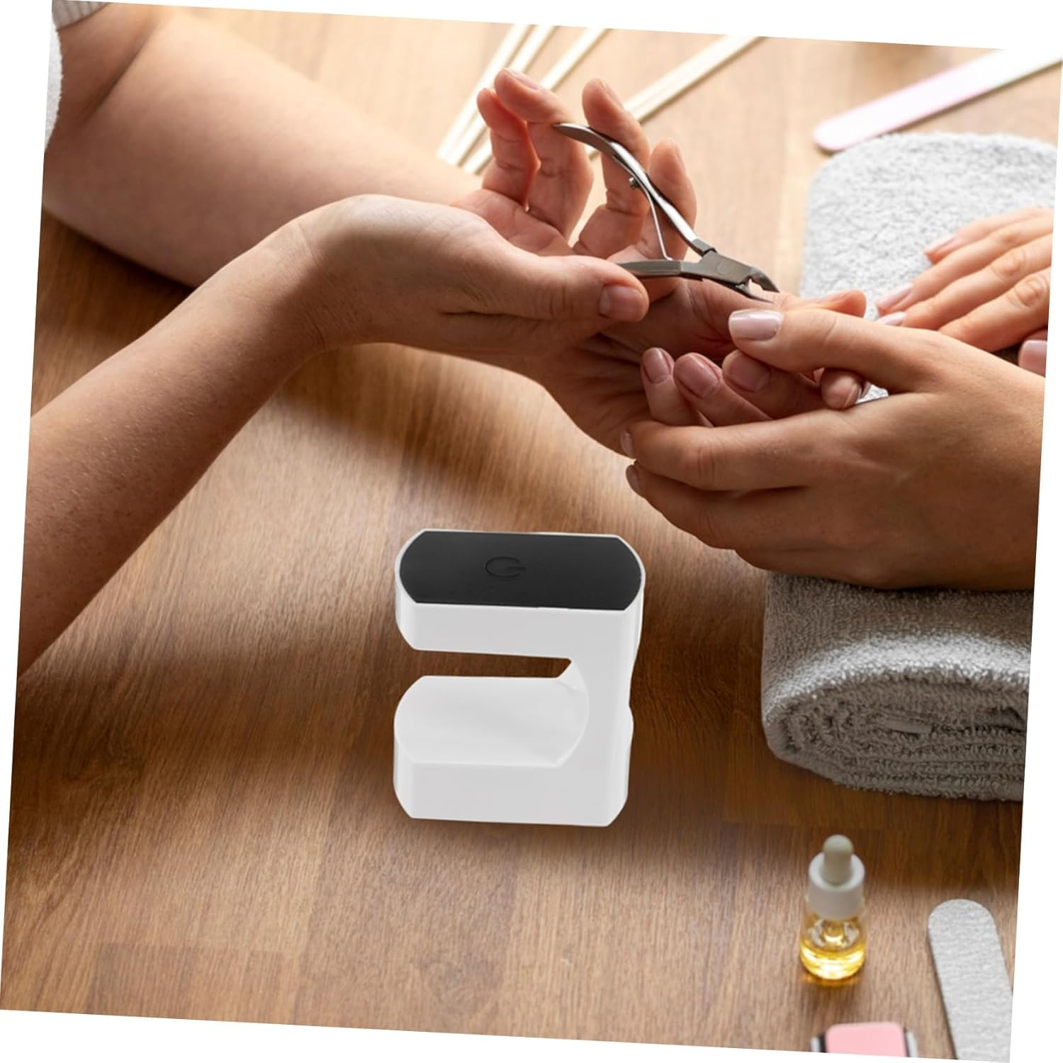 ARTSEWPLY 2Pcs Rechargeable Mini UV Nail Lamp Portable LED Gel Polish Curing Light for Home Travel Manicure Compact Nail Dryer with Efficient Low Energy Consumption image number 2