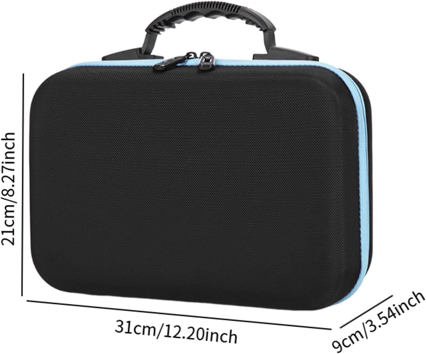 Eigell Nail Polish Organizer,Nail Polish Bag,Hard Shell Essential Oil Carrying Case for Nail Supplies, Blue - Purple image number 5