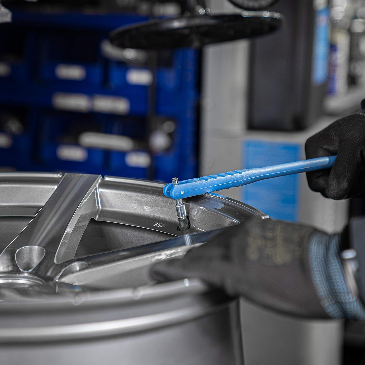 Car Valve Key Valve Lever Tyre Tool &ndash; Our Valve Turner Fits All Wheel Valves Car Tyres, Accessories for Tyre Fitting Tool, Valve Wrench Including Extractor Tool image number 5