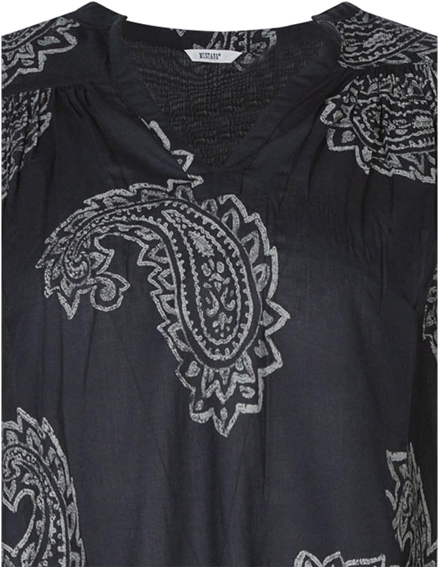 Mustang Women'S Style Feminine Blouse, Two Tone Paisley 12826, 8 AU