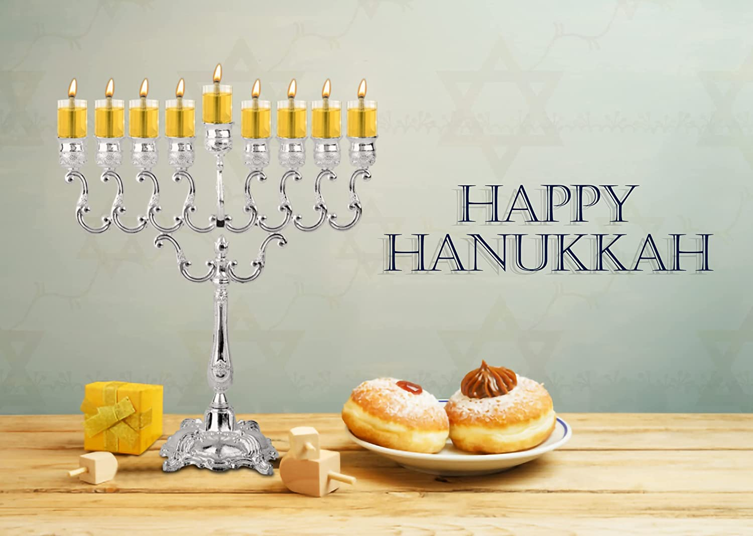 Ner Mitzvah Chanukah Menorah Oil Glass Cups - Glass Oil Insert Cups for Menorahs - #9 (9 Pack) image number 2