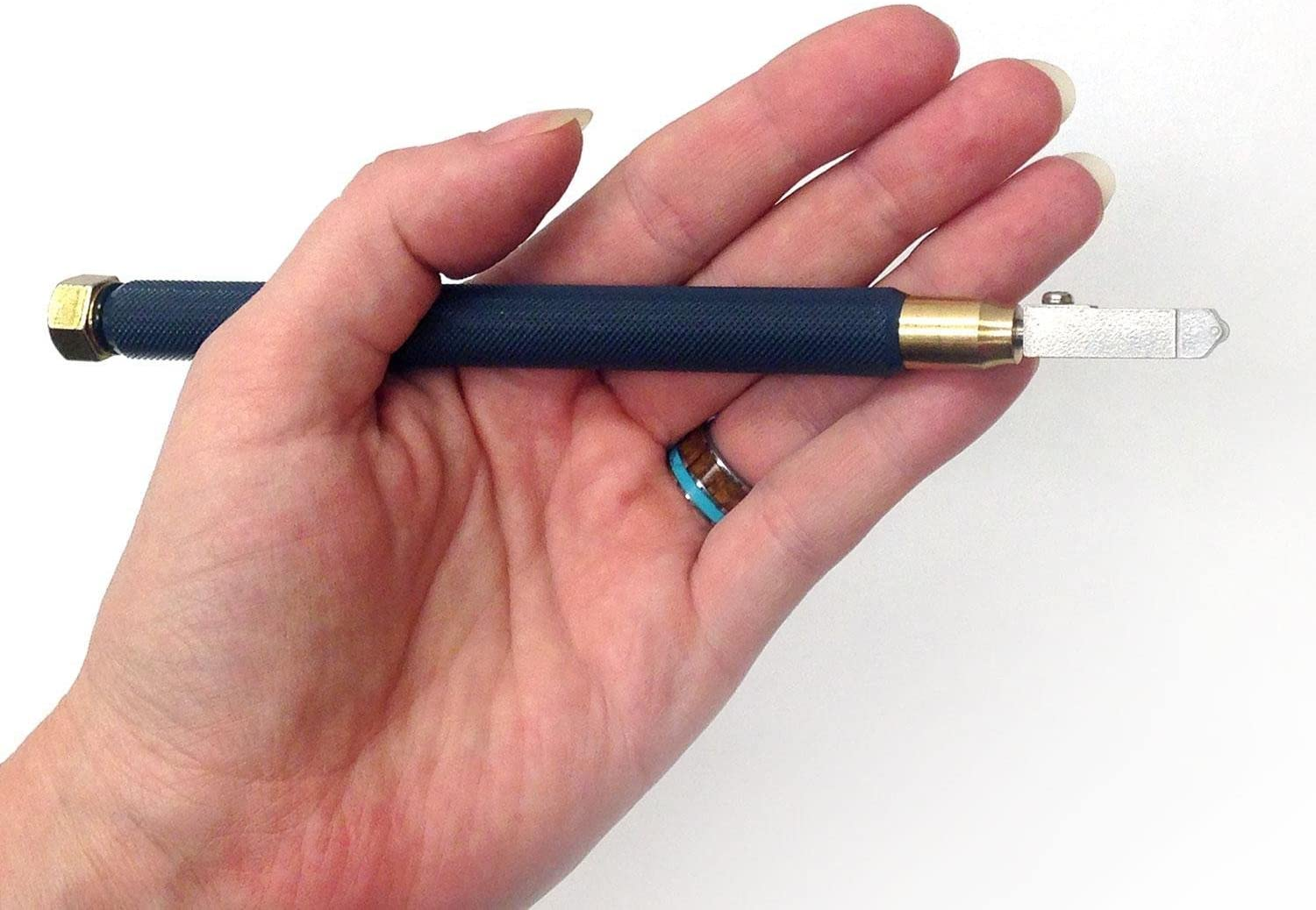 Toyo Brass Oil Fed Pencil Style Glass Cutter #Tc10B by Toyo image number 2