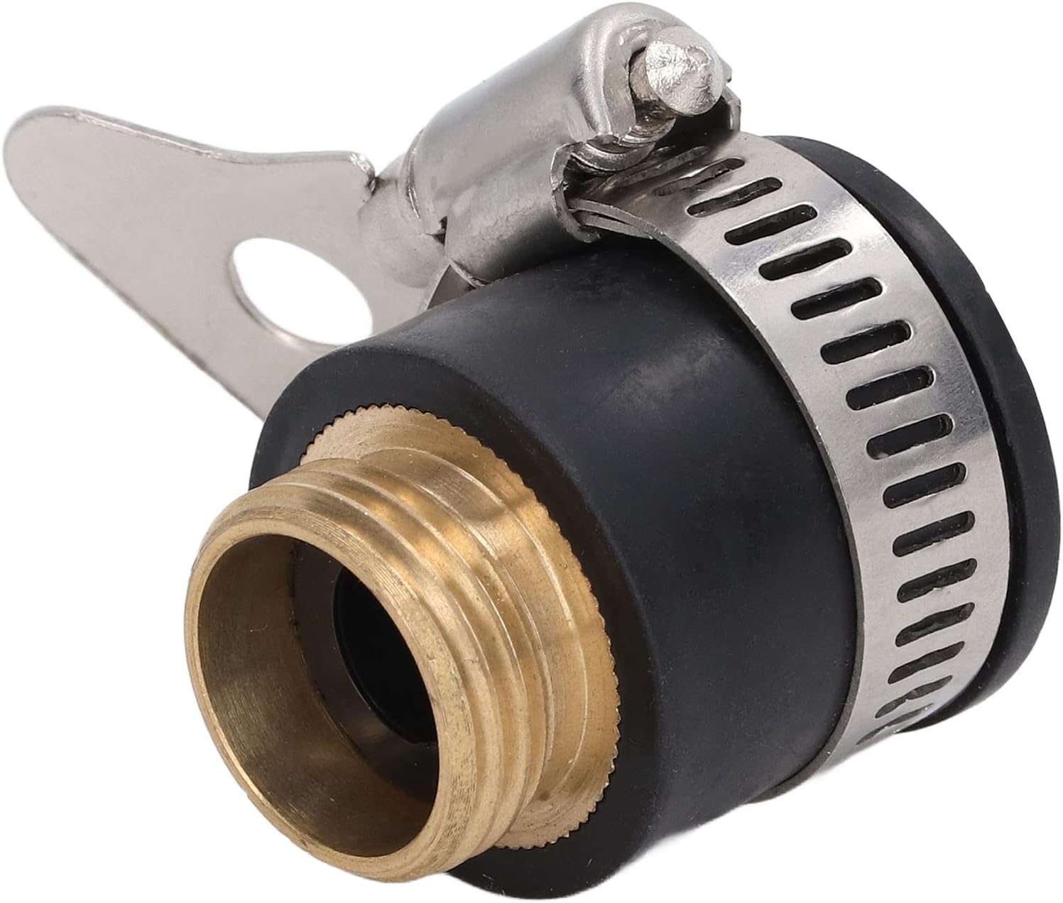 Universal Brass Faucet Tap Connector Adapter Quick Joint 1/2In for Garden and Kitchen Water Hose Pipe image number 1