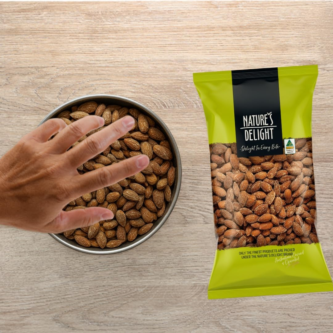 NATURES DELIGHT SMOKEHOUSE ALMONDS 400GM image number 4